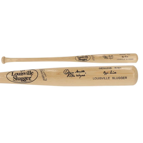 Ozzie Smith Autographed "The Wizard" Game Model Louisville Slugger Bat